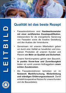 Fassadendoktor-Leitbild