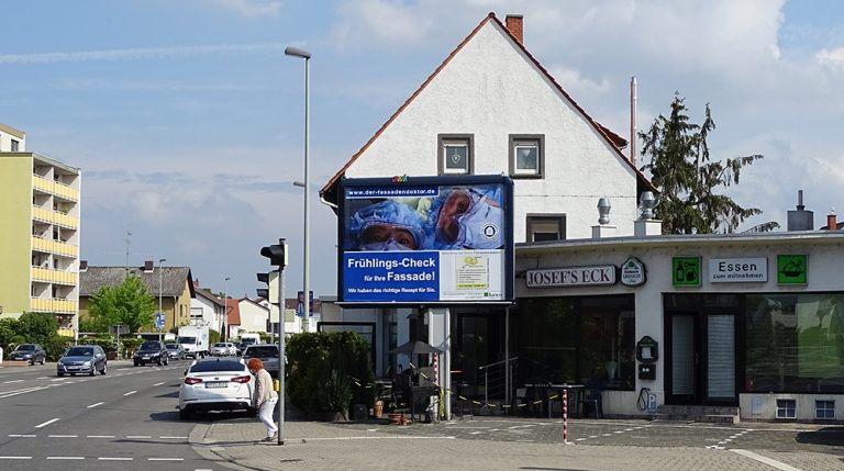 Fassadendoktor Plakatwerbung Fa. Grimm