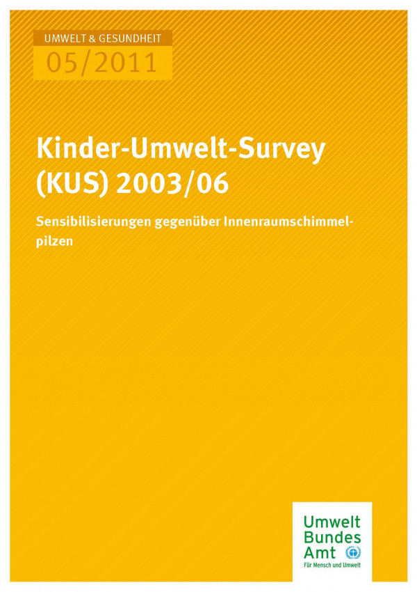 Titelbild Borschüre Kinder-Umwelt-Survey vom Umwelt-Bundesamt