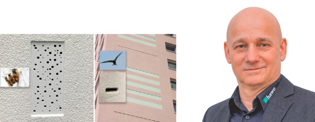 Profilbild Andreas Brehm - Fassaden mit eingebauten Nistkästen für Bienen oder Schwalben